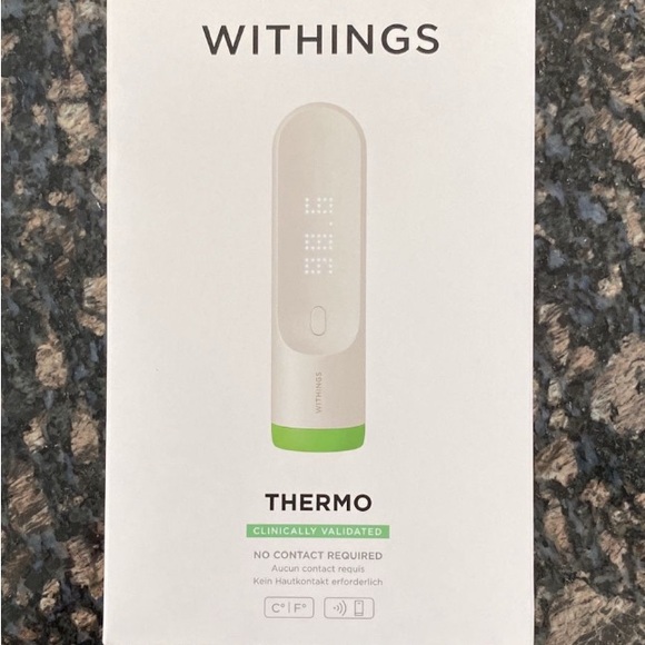 Thermo Smart Temporal Thermometer - White and Green - Picture 1 of 1